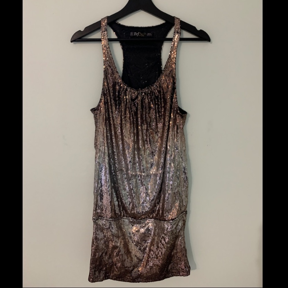 Ombré sequin dress